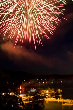 July 4th Fireworks at Harrison Idaho